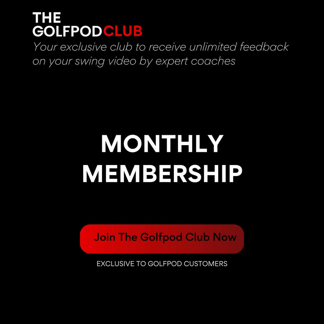 Golfpod Club - Unlimited Coaching Monthly Membership